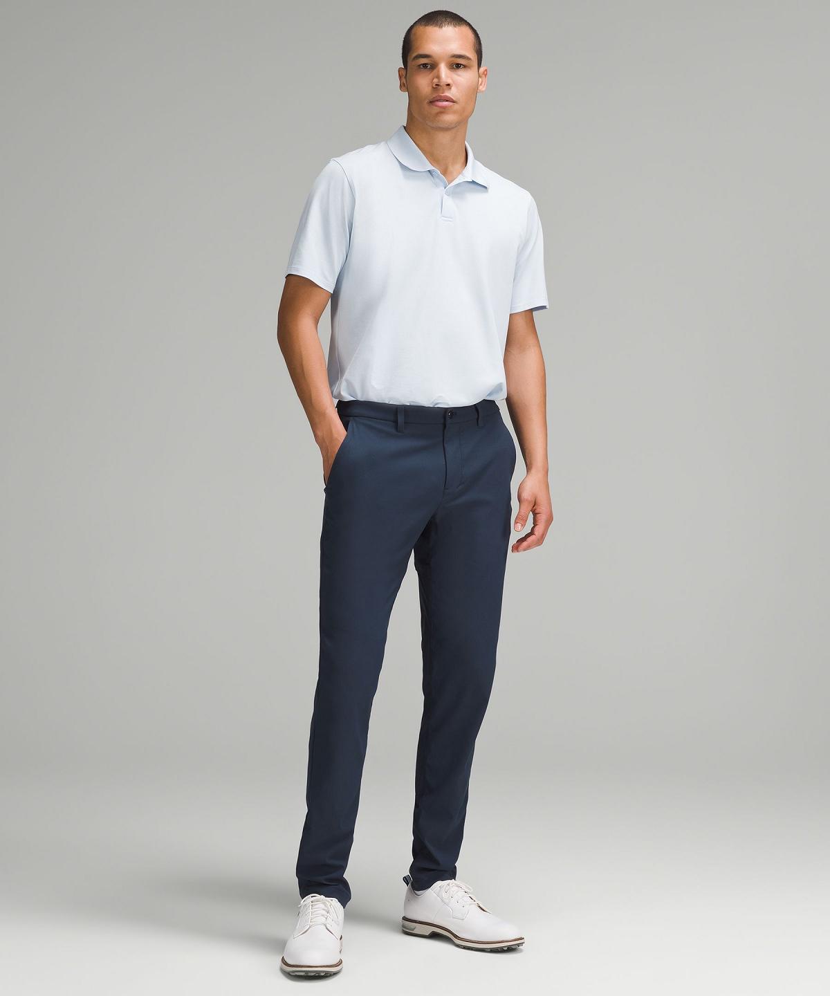 Navy Lululemon ABC Slim-Fit Golf 30"L Men Pants | NZ_LuLu57364