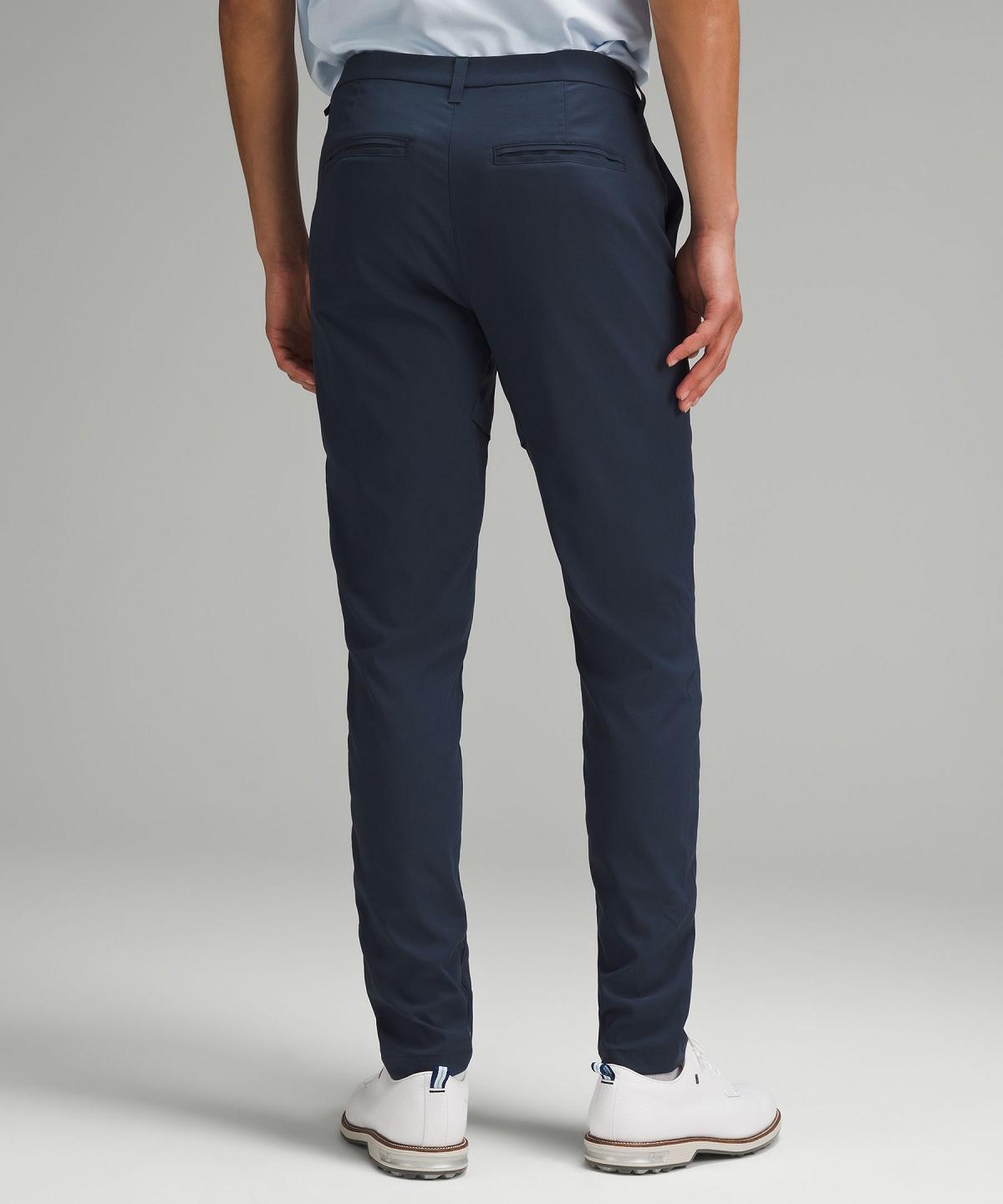 Navy Lululemon ABC Slim-Fit Golf 30"L Men Pants | NZ_LuLu57364