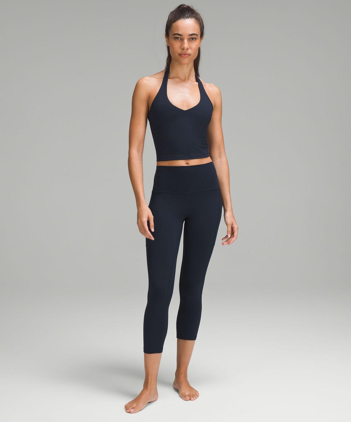 Navy Lululemon Align™ Halter Women Shirts | NZ_LuLu33518