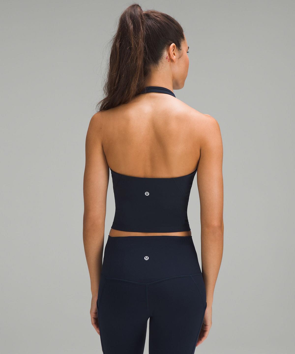 Navy Lululemon Align™ Halter Women Shirts | NZ_LuLu33518