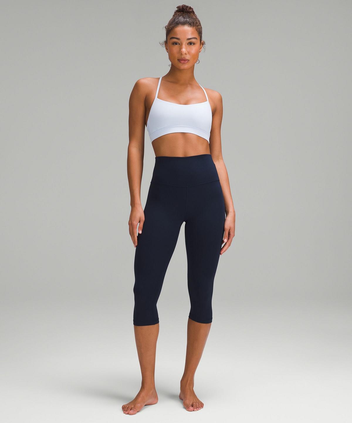 Navy Lululemon Align™ High-Rise Crop 17" Women Pants | NZ_LuLu35741