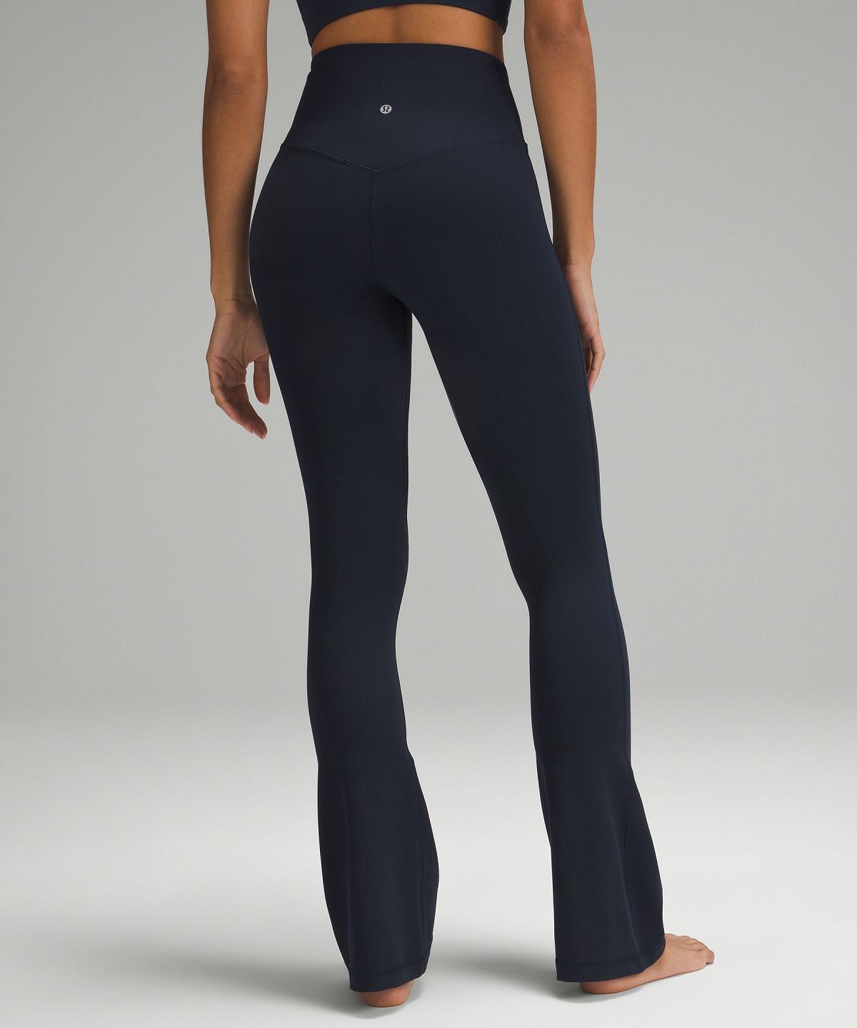 Navy Lululemon Align™ V-Waist Mini-Flare Pant Women Leggings | NZ_LuLu42567