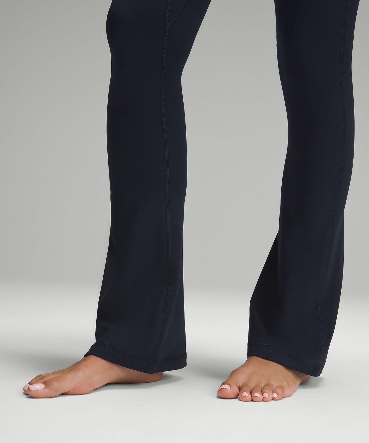 Navy Lululemon Align™ V-Waist Mini-Flare Pant Women Leggings | NZ_LuLu42567