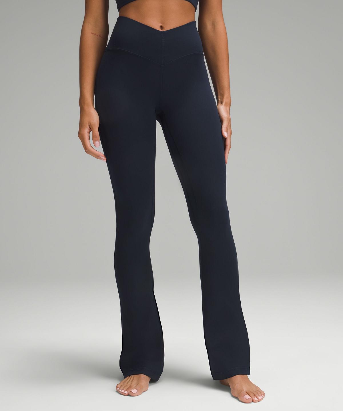 Navy Lululemon Align™ V-Waist Mini-Flare Pant Women Leggings | NZ_LuLu42567