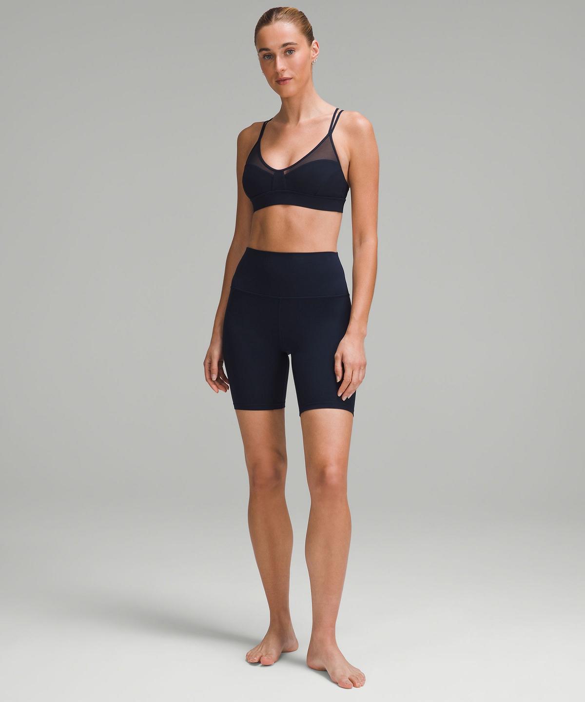 Navy Lululemon Anew Women Sports Bra | NZ_LuLu75759