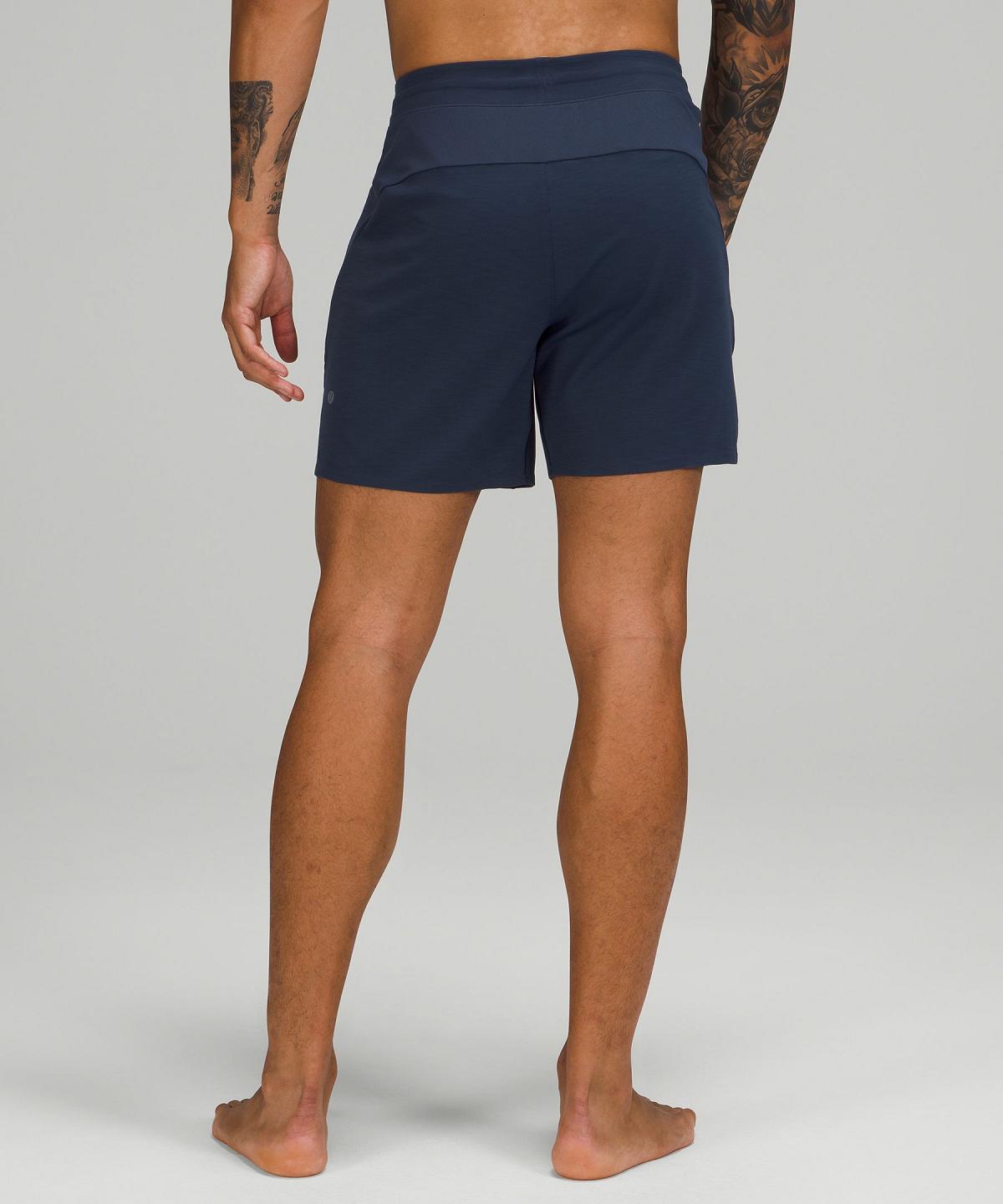 Navy Lululemon Balancer 6" Men Shorts | NZ_LuLu99546