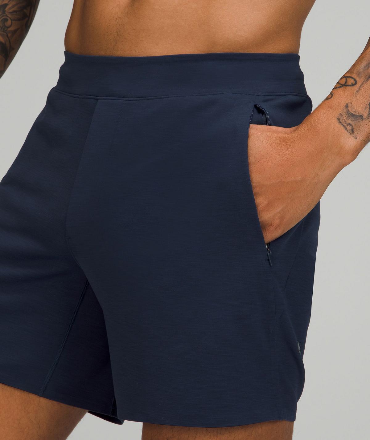 Navy Lululemon Balancer 6" Men Shorts | NZ_LuLu99546