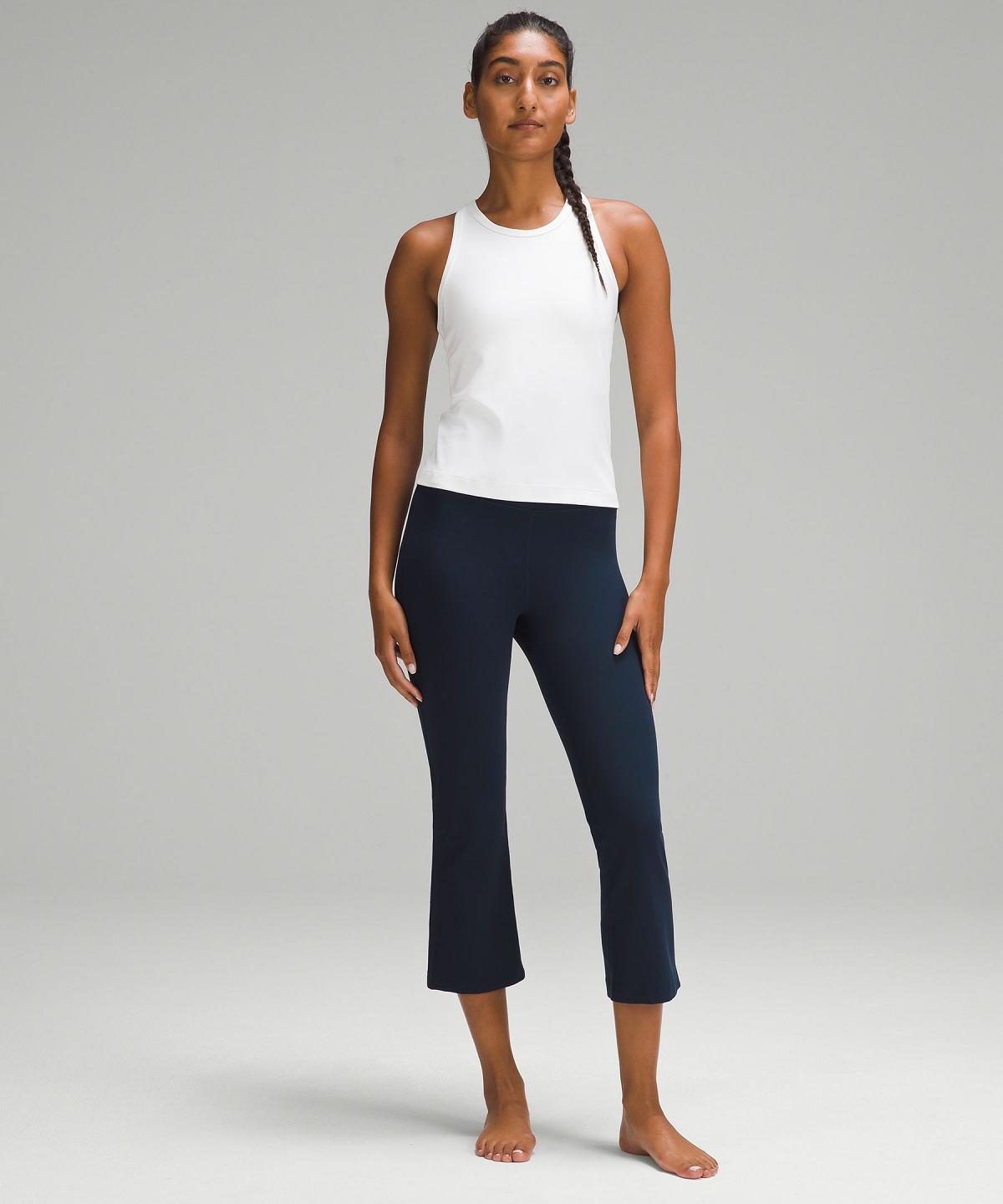 Navy Lululemon Groove Super-High-Rise Crop 23" Women Leggings | NZ_LuLu90450