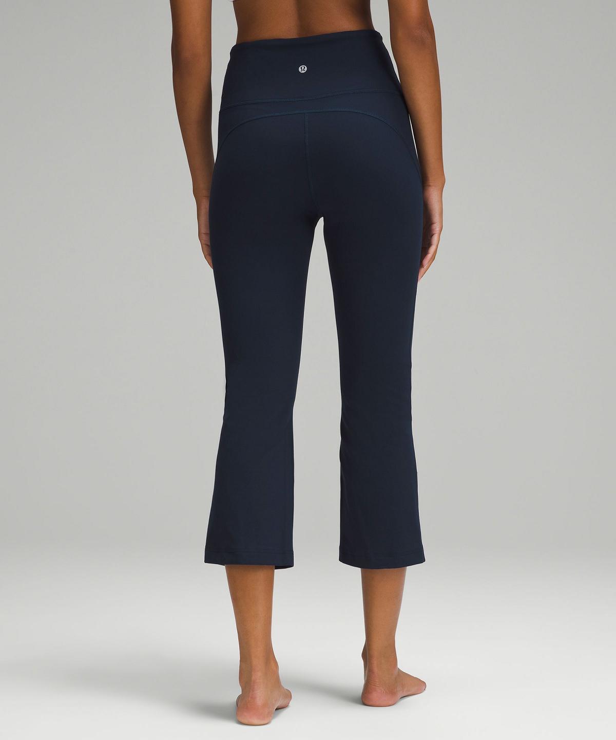 Navy Lululemon Groove Super-High-Rise Crop 23" Women Leggings | NZ_LuLu90450