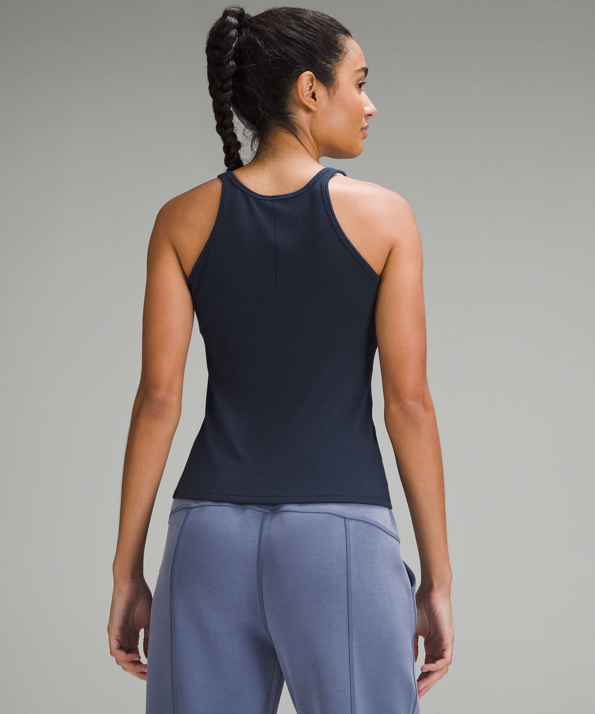 Navy Lululemon Hold Tight Thin Strap Racerback Women Shirts | NZ_LuLu92916