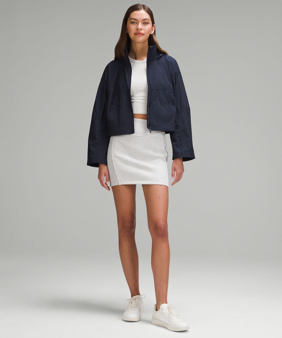 Navy Lululemon Lightweight Relaxed-Fit Vented Women Coats & Jackets | NZ_LuLu58272