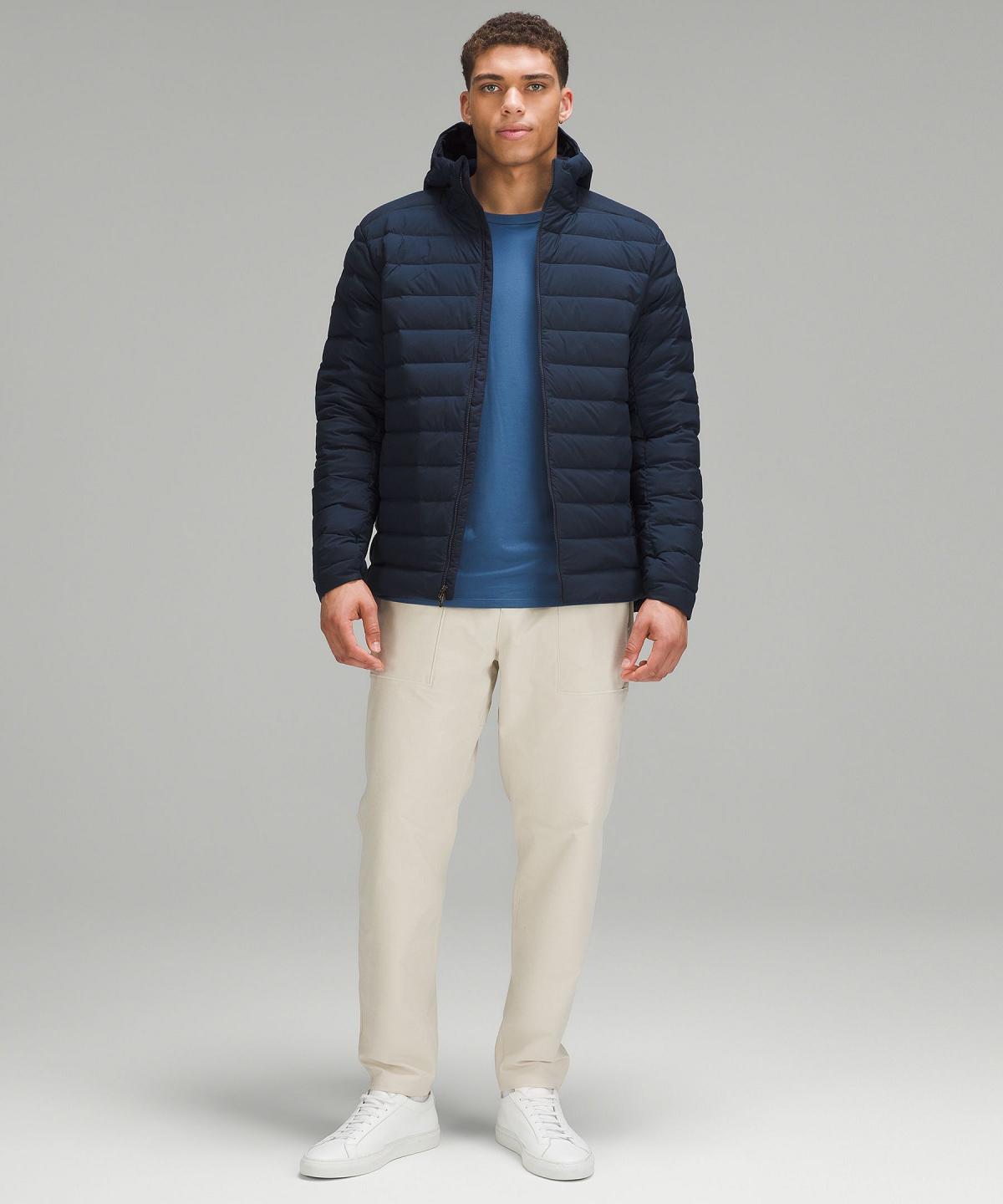 Navy Lululemon Navigation Down Men Coats & Jackets | NZ_LuLu24401