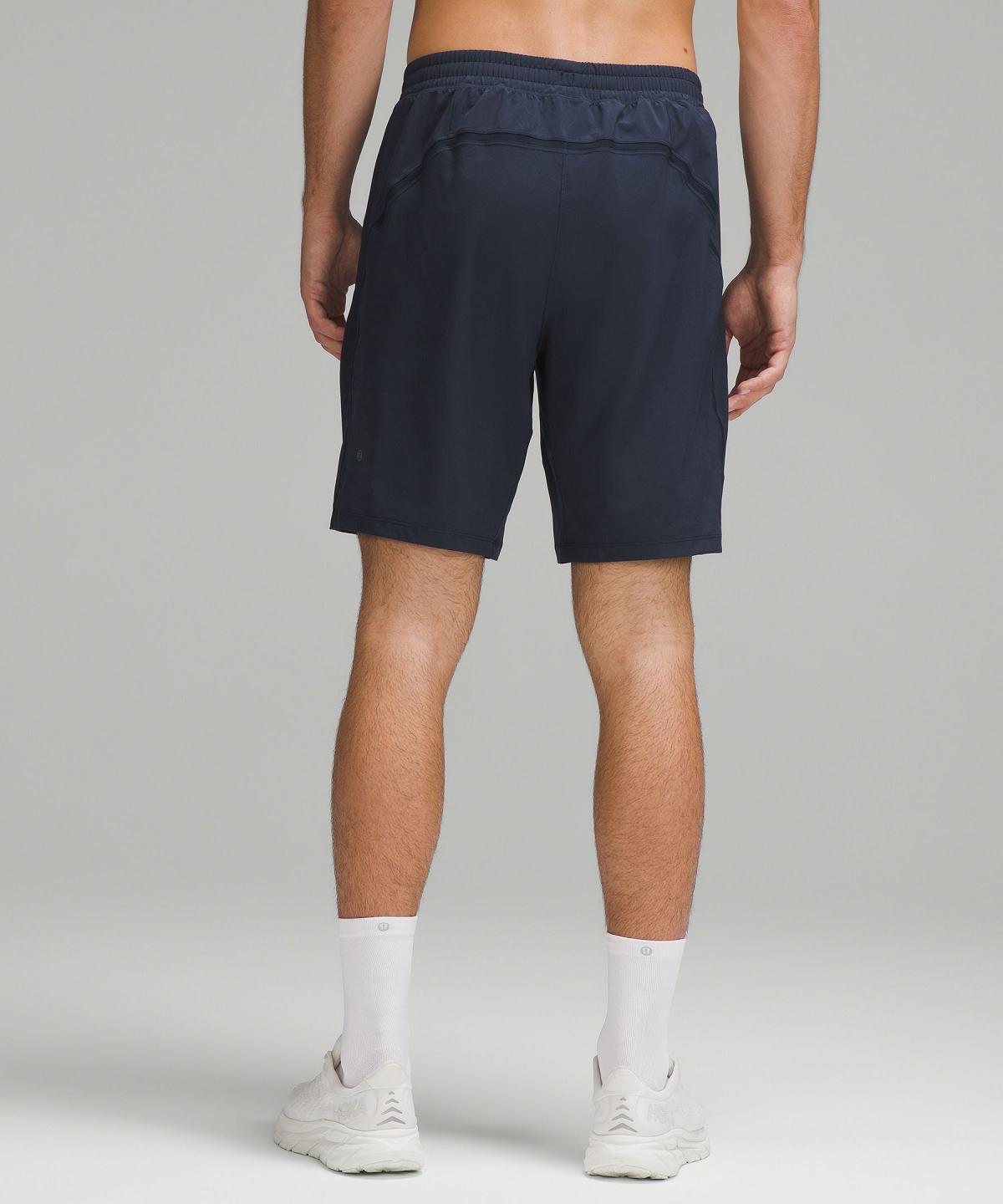 Navy Lululemon Pace Breaker Lined 9" Men Shorts | NZ_LuLu99958