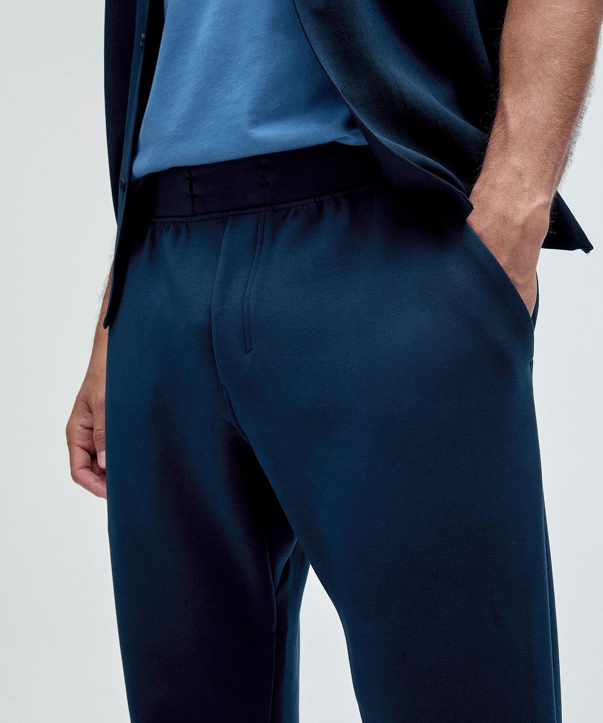 Navy Lululemon Smooth Spacer Men Joggers | NZ_LuLu85789