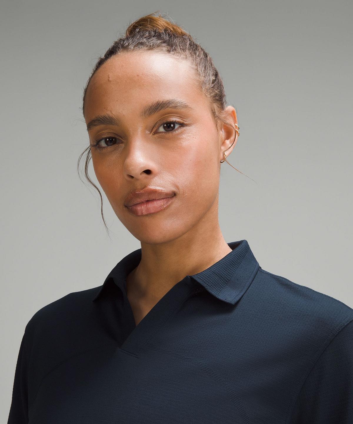 Navy Lululemon Swiftly Tech Short-Sleeve Women Polo Shirts | NZ_LuLu13827