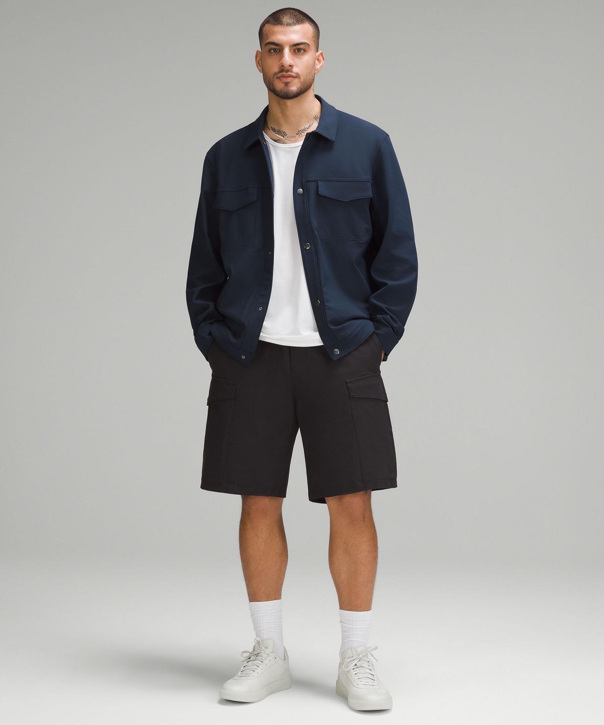 Navy Lululemon Twill Utility Men Coats & Jackets | NZ_LuLu96345