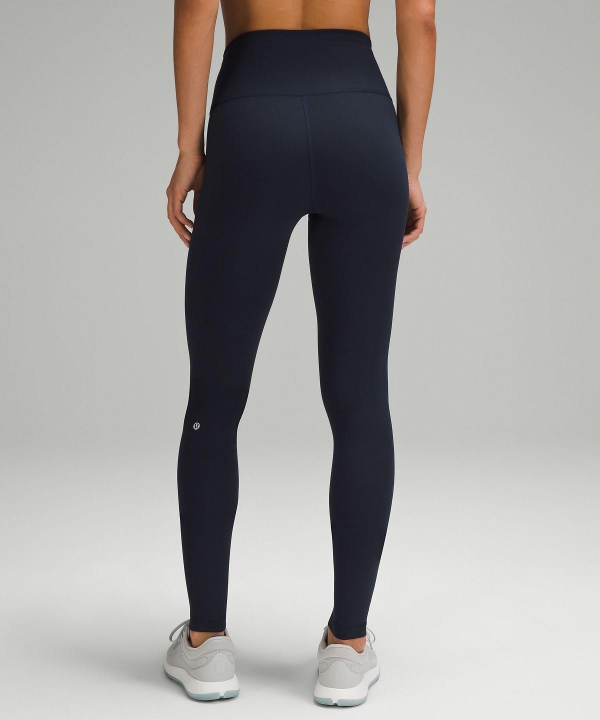 Navy Lululemon Wunder Train High-Rise Tight 31" Women Leggings | NZ_LuLu97968