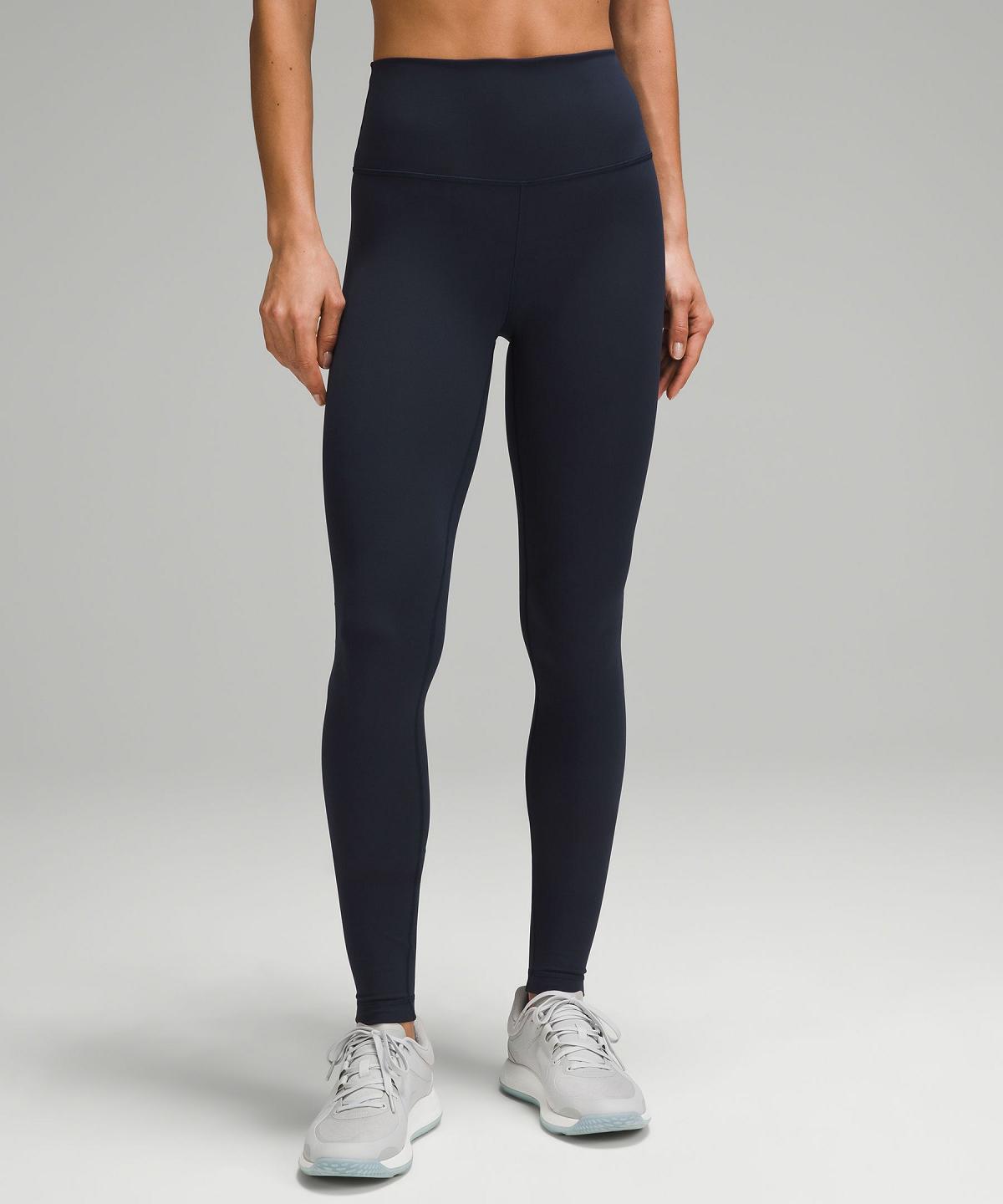 Navy Lululemon Wunder Train High-Rise Tight 31" Women Leggings | NZ_LuLu97968