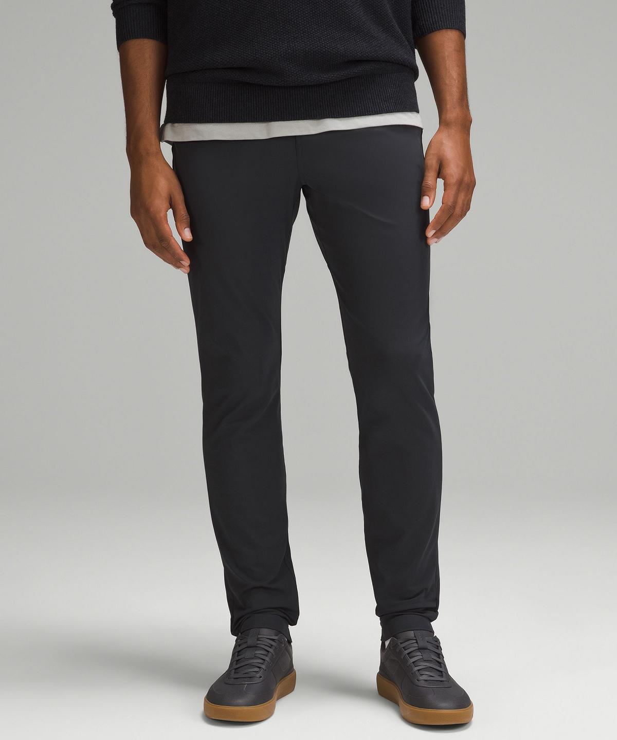 Obsidian Lululemon ABC Skinny-Fit 5 Pocket 34"L Men Pants | NZ_LuLu77743