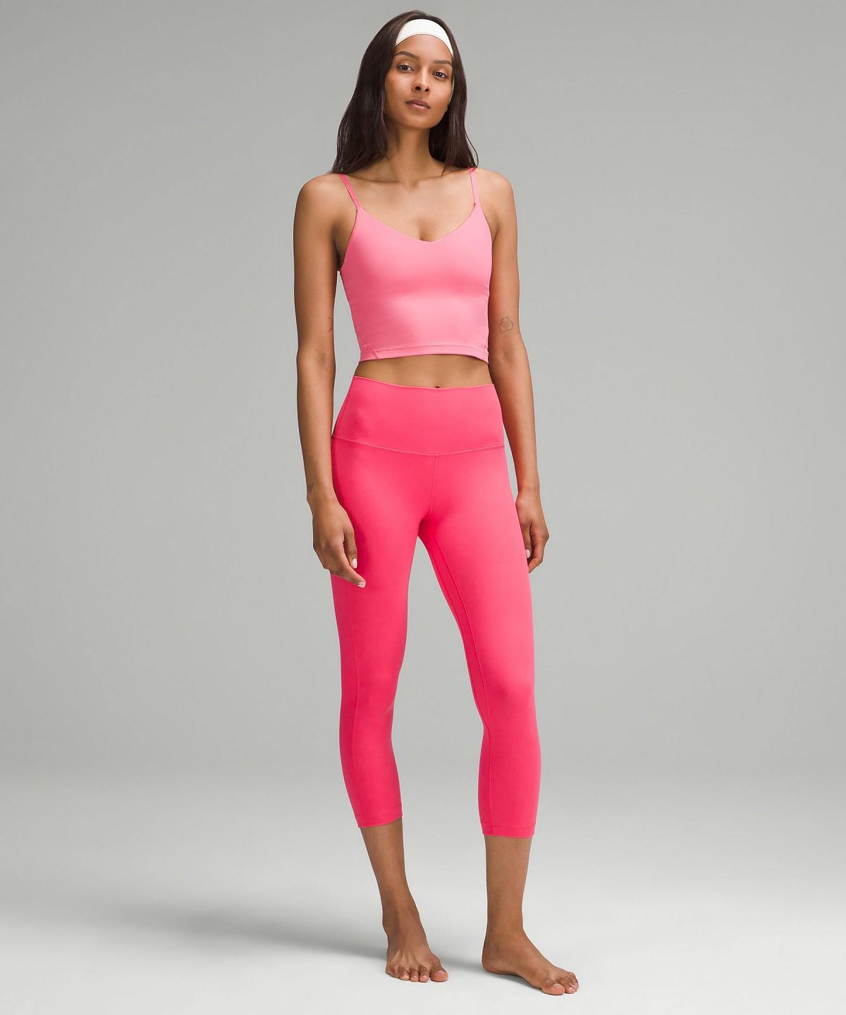 Pink Lululemon Align™ Cropped Cami Women Tank Top | NZ_LuLu63190