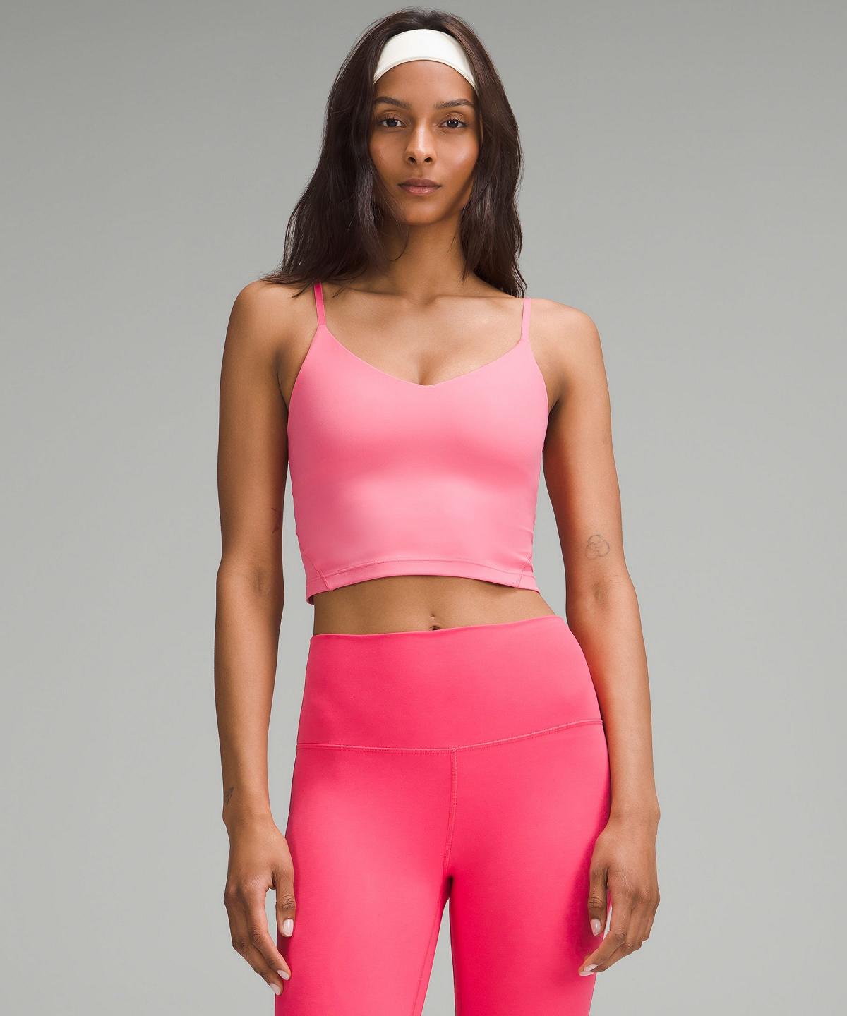 Pink Lululemon Align™ Cropped Cami Women Tank Top | NZ_LuLu63190