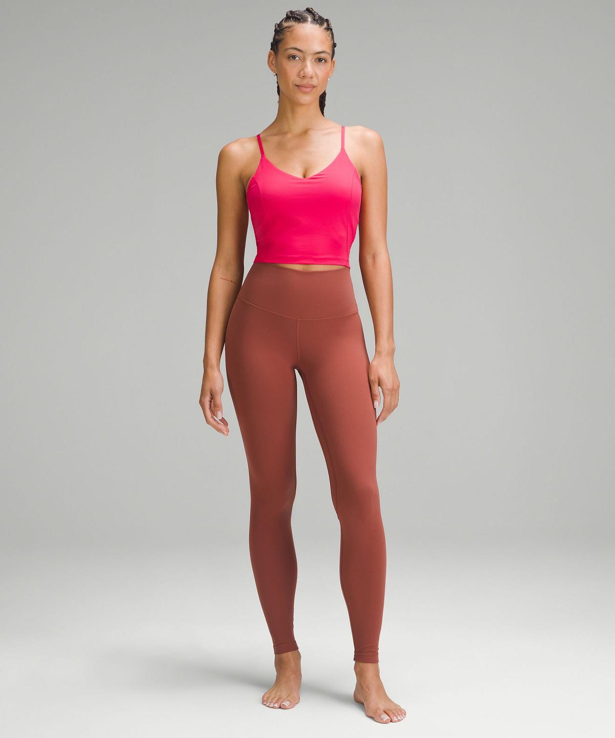 Pink Lululemon Align™ Cropped Cami Women Shirts | NZ_LuLu21278