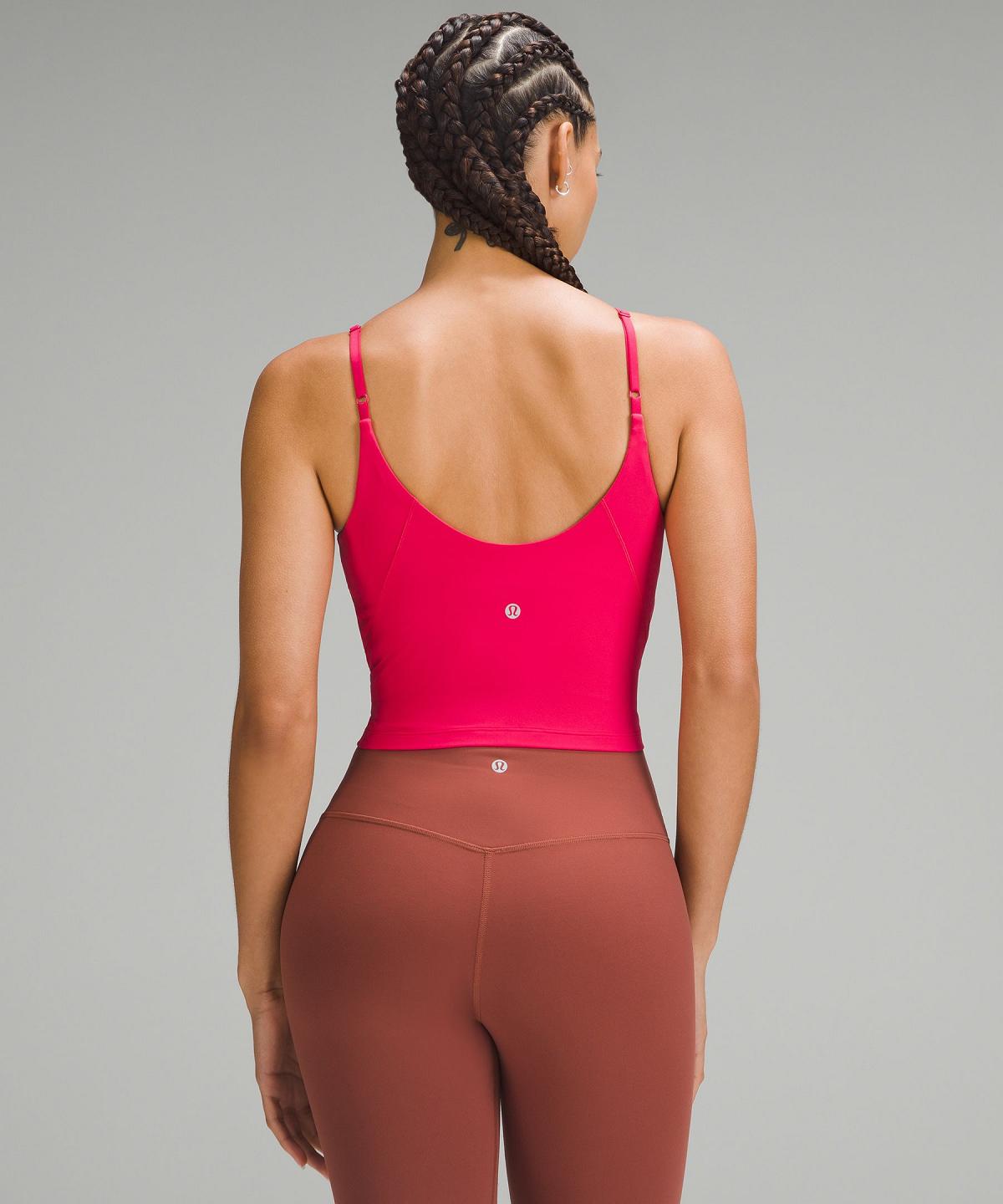 Pink Lululemon Align™ Cropped Cami Women Shirts | NZ_LuLu21278