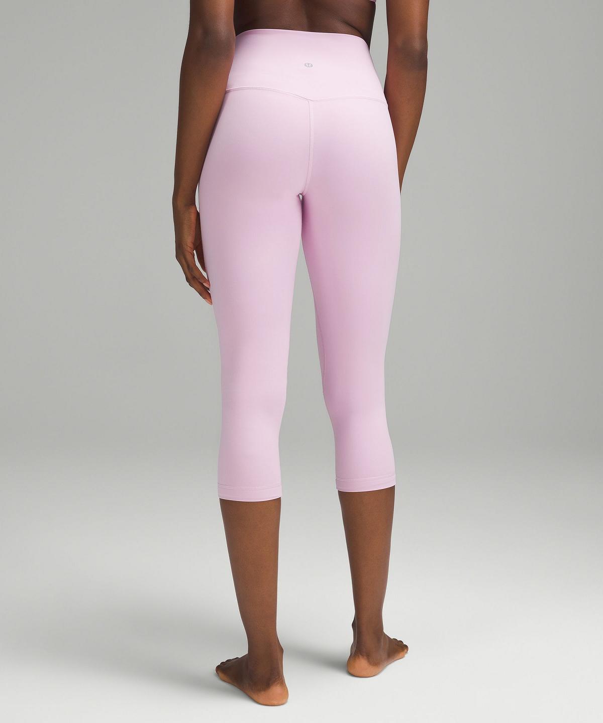 Pink Lululemon Align™ High-Rise Crop 21" Women Leggings | NZ_LuLu21147