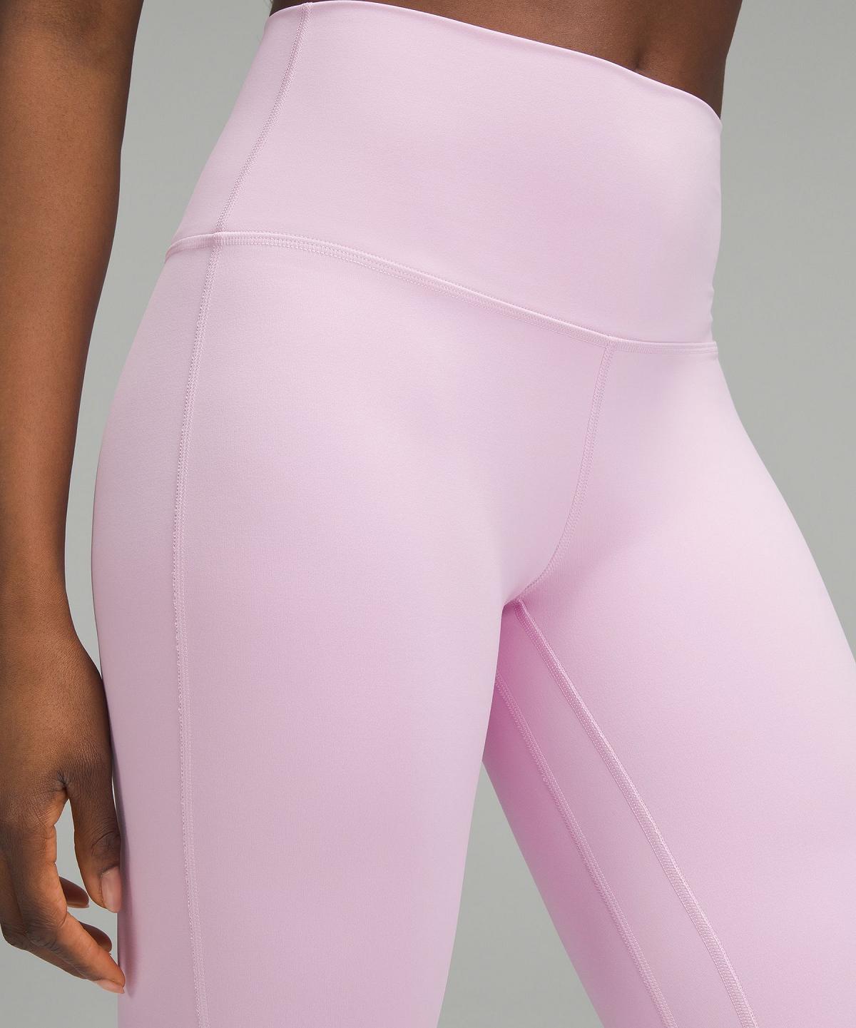 Pink Lululemon Align™ High-Rise Crop 21" Women Pants | NZ_LuLu11142