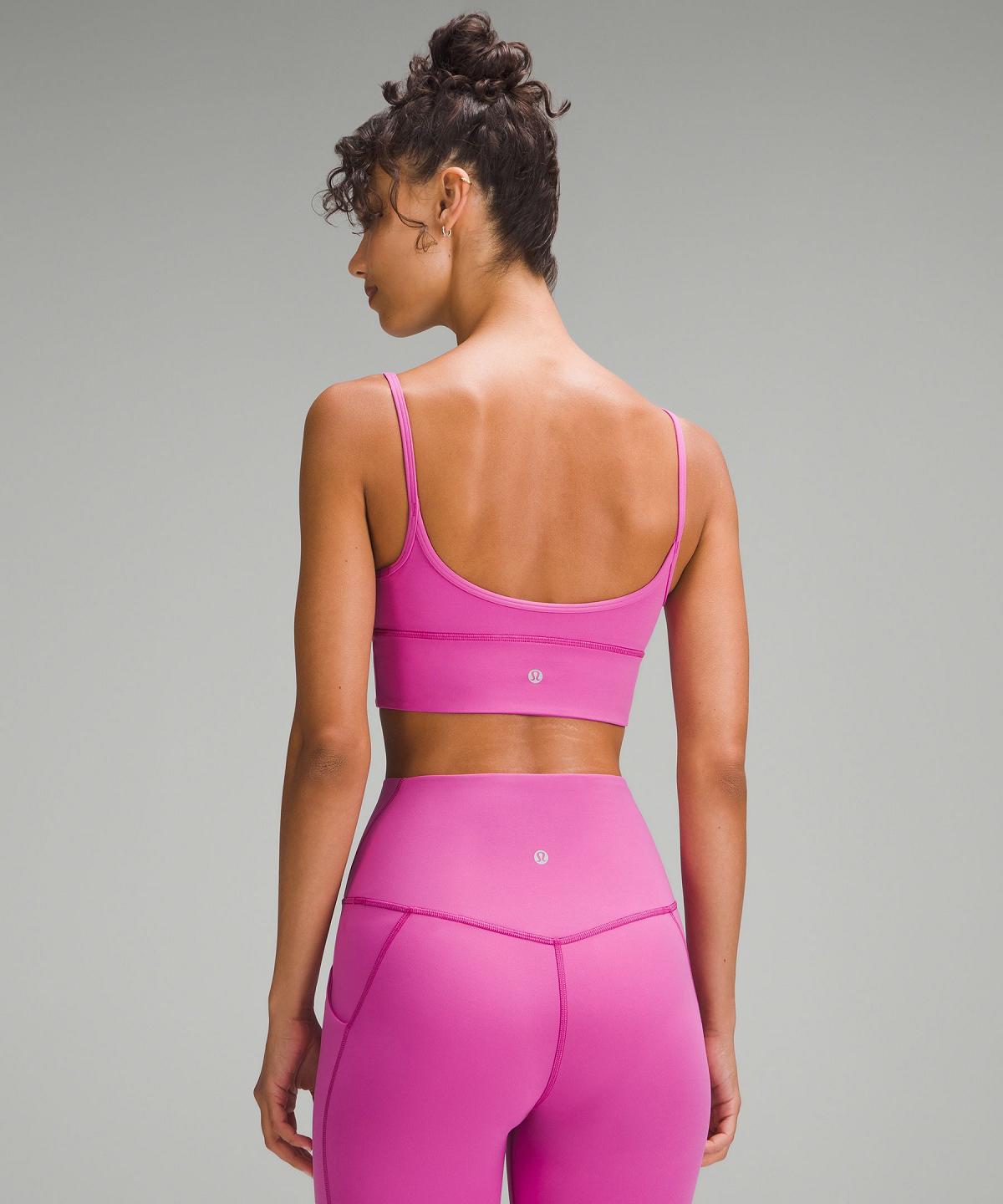 Pink Lululemon Align™ Sweetheart Women Sports Bra | NZ_LuLu59222