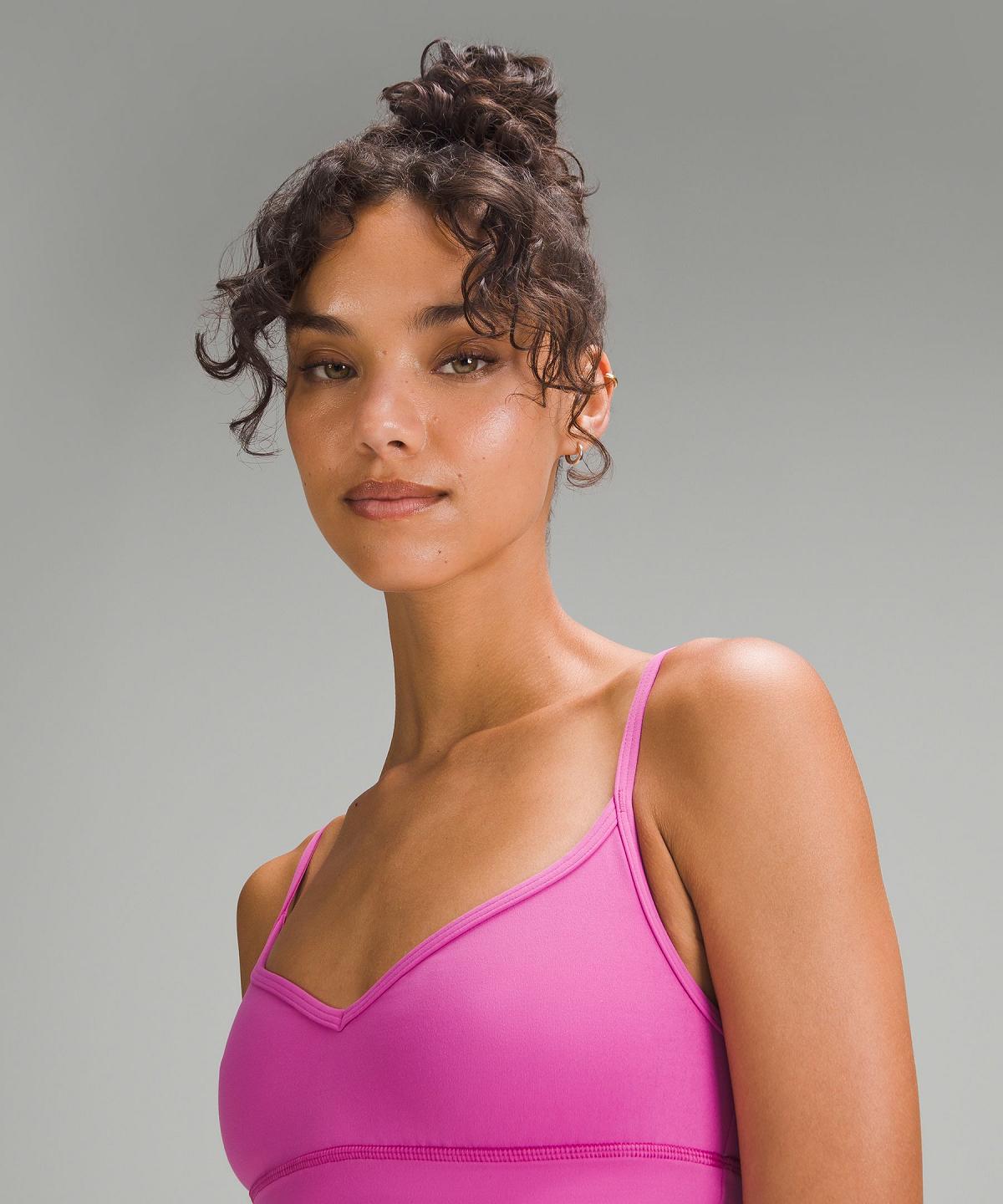 Pink Lululemon Align™ Sweetheart Women Sports Bra | NZ_LuLu59222