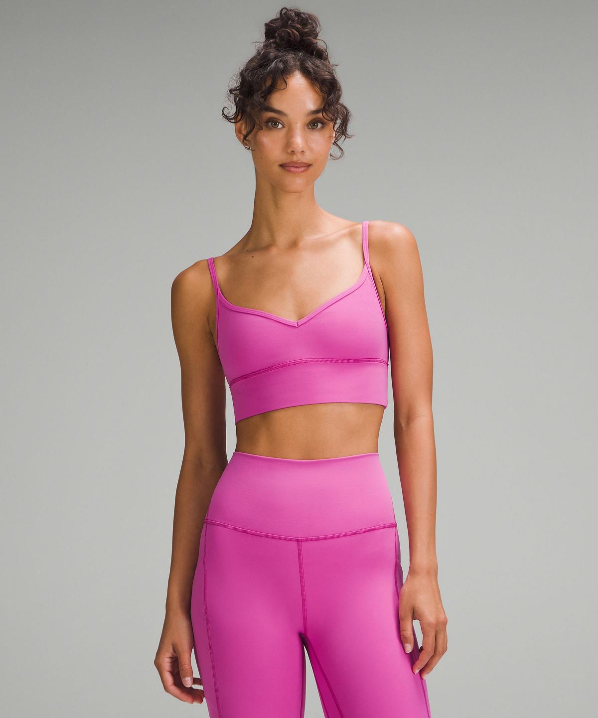 Pink Lululemon Align™ Sweetheart Women Sports Bra | NZ_LuLu59222