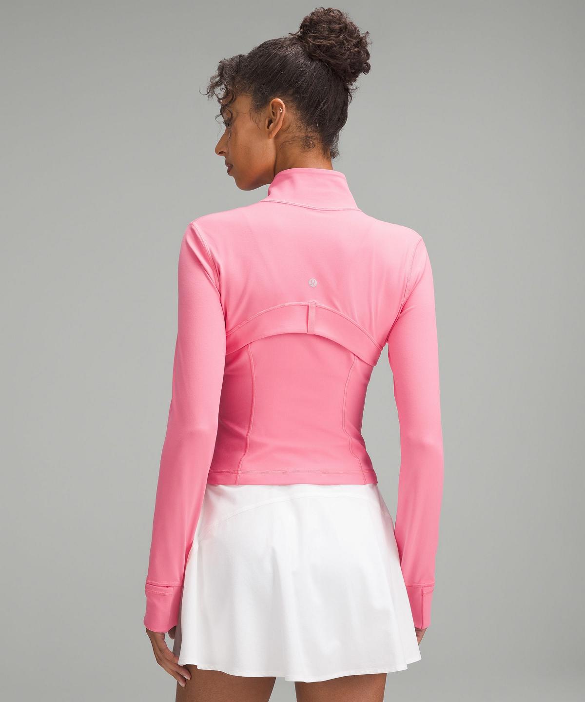 Pink Lululemon Define Cropped Women Hoodies & Sweatshirts | NZ_LuLu29159