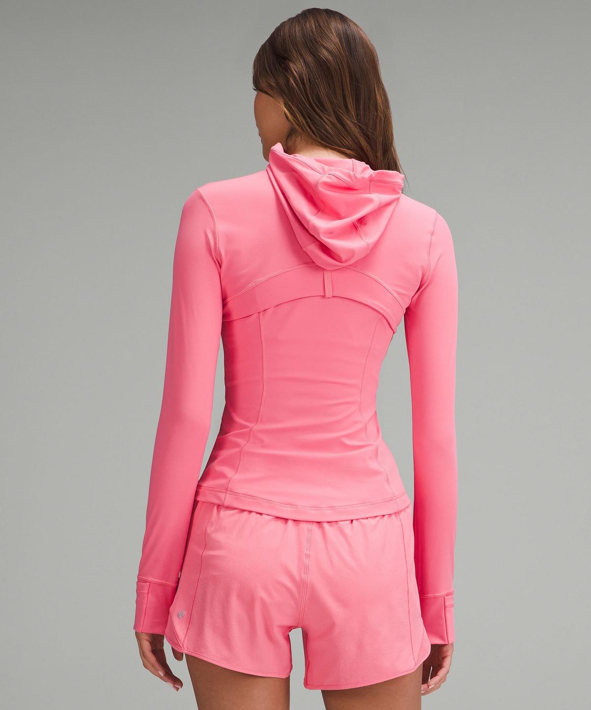 Pink Lululemon Define Hooded Women Coats & Jackets | NZ_LuLu21953