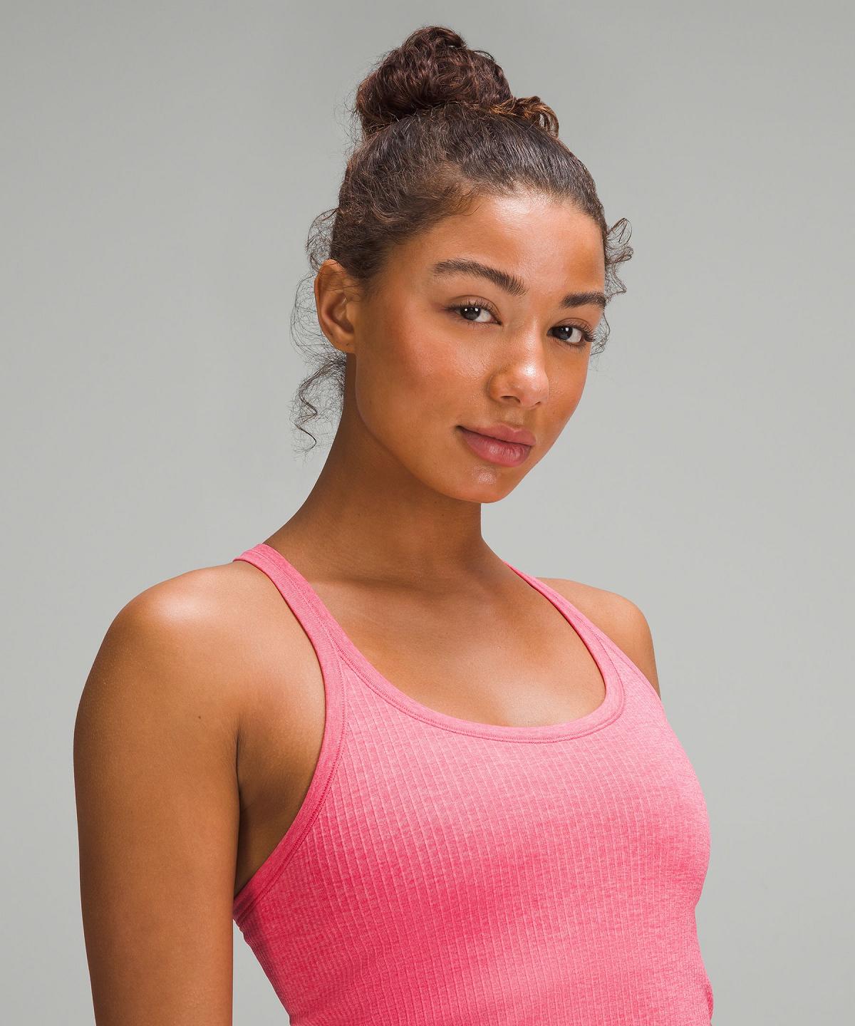 Pink Lululemon Ebb to Street Light Support, B/C Cup Women Tank Top | NZ_LuLu80299