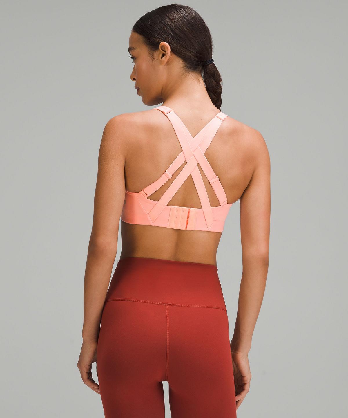 Pink Lululemon Energy Women Sports Bra | NZ_LuLu27207