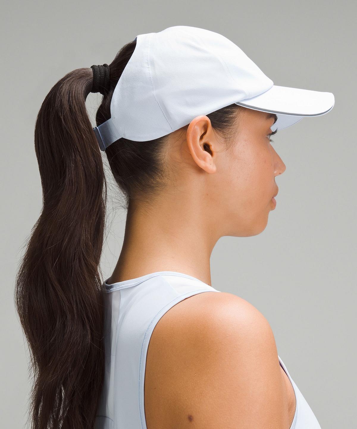 Pink Lululemon Fast and Free Ponytail Running Women Hats | NZ_LuLu81053