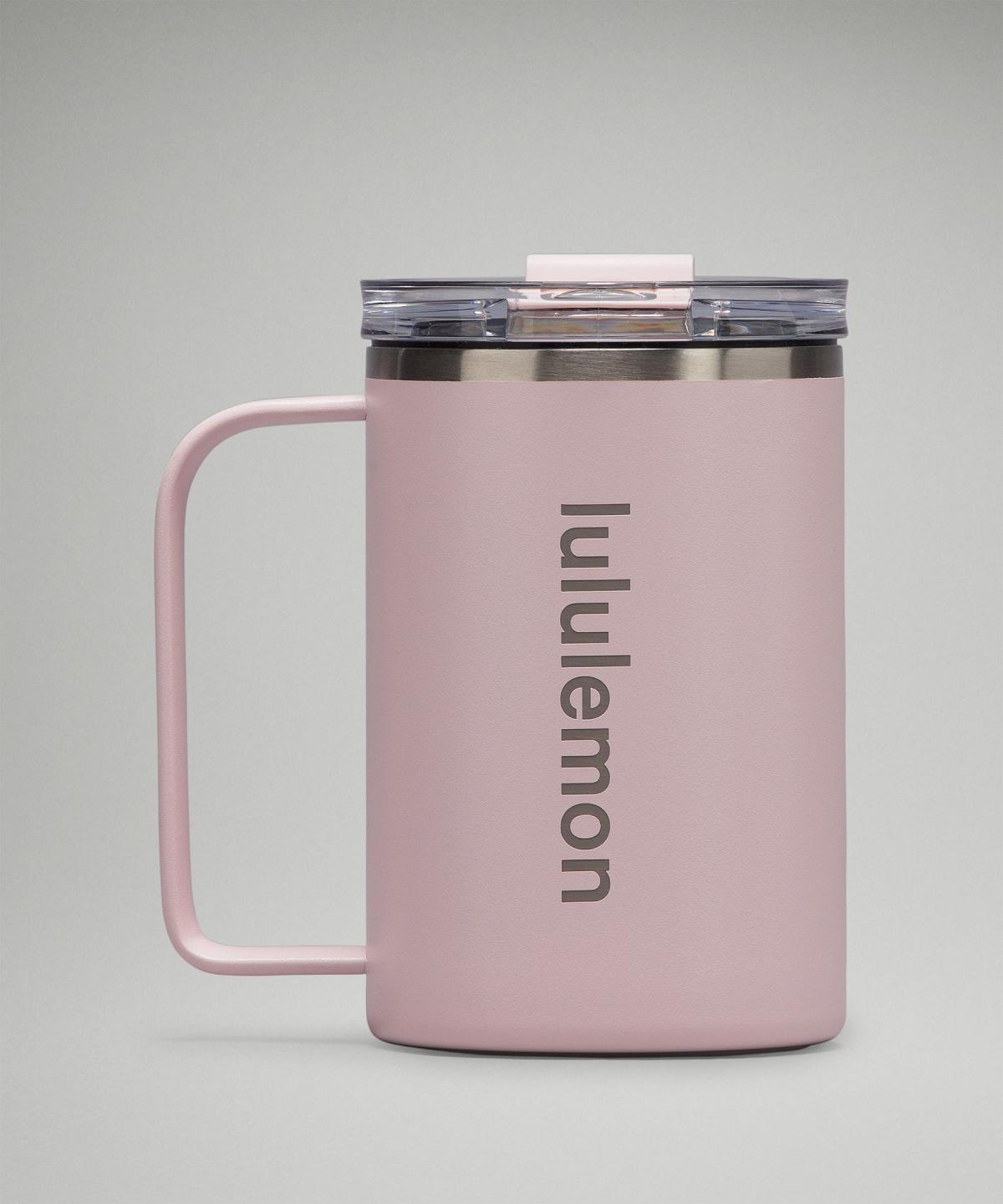 Pink Lululemon Insulated Mug 12oz Men Water Bottles | NZ_LuLu30858