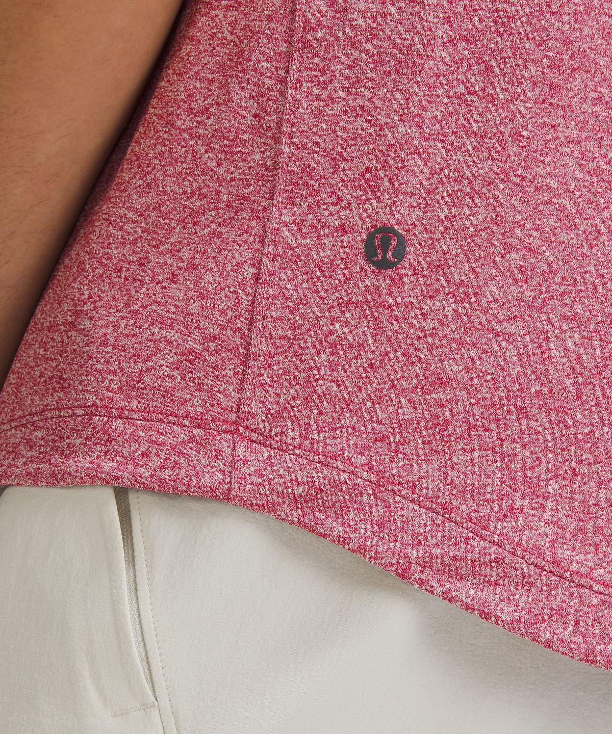 Pink Lululemon License to Train Short-Sleeve Men T Shirts | NZ_LuLu68143