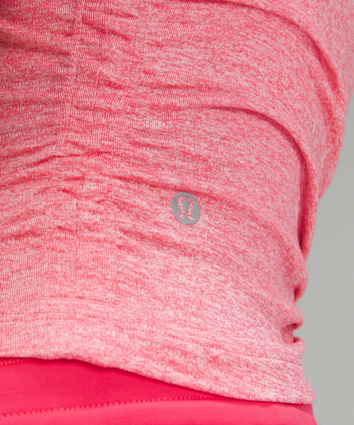 Pink Lululemon License to Train Tight-Fit Women Shirts | NZ_LuLu95605