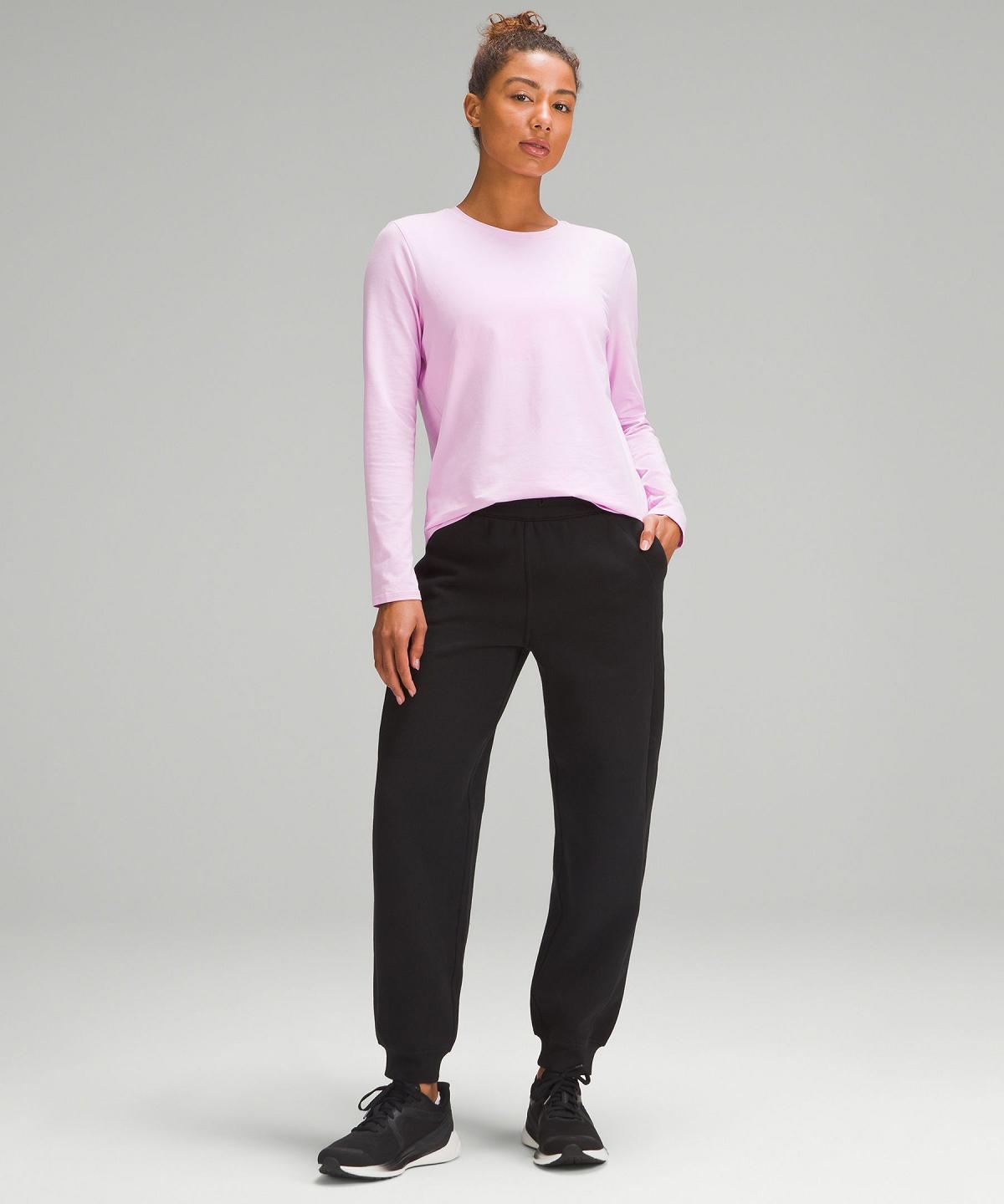 Pink Lululemon Love Women Long Sleeve Shirts | NZ_LuLu63629