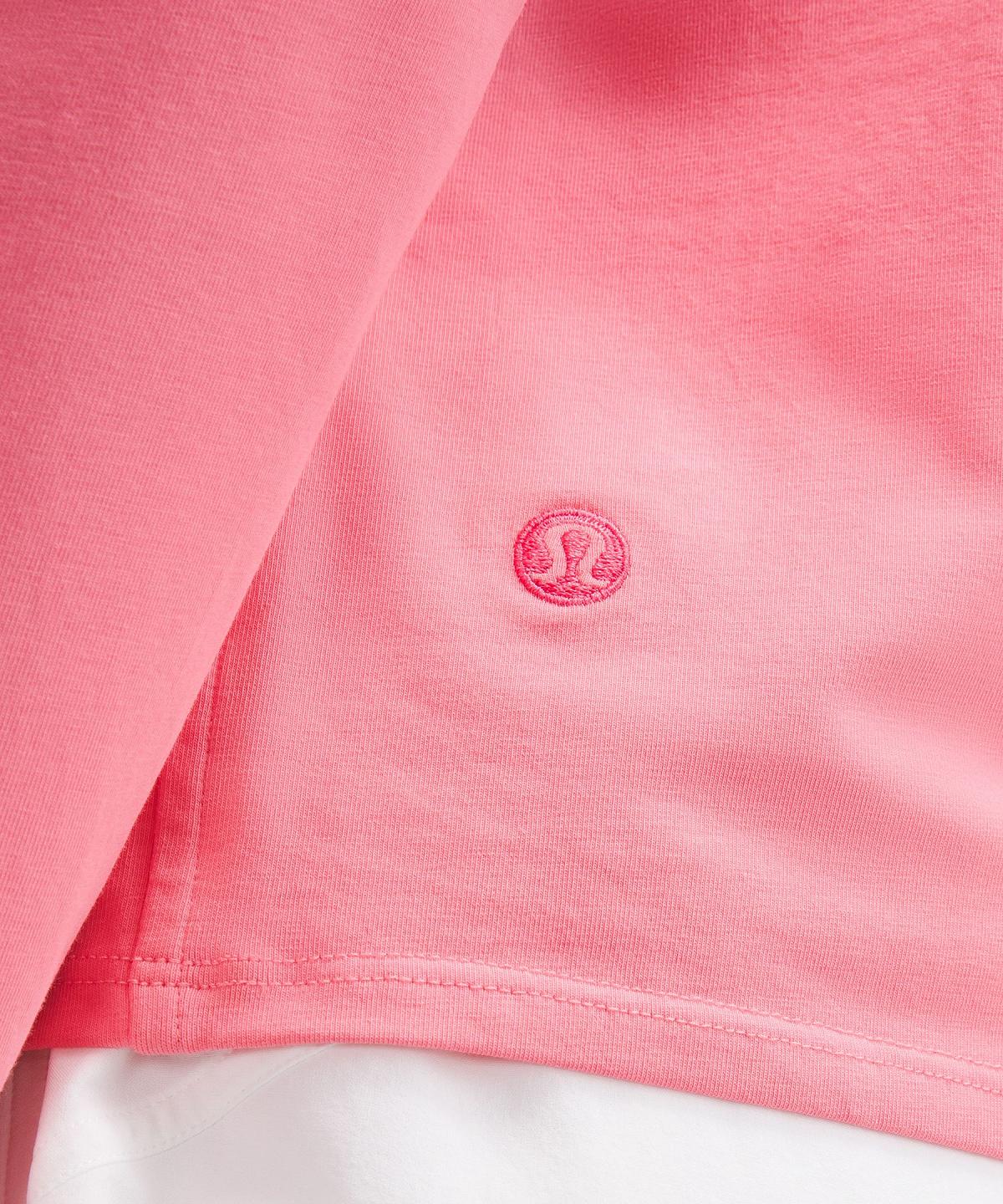 Pink Lululemon Organic Cotton Crewneck Long-Sleeve Women T Shirts | NZ_LuLu59925