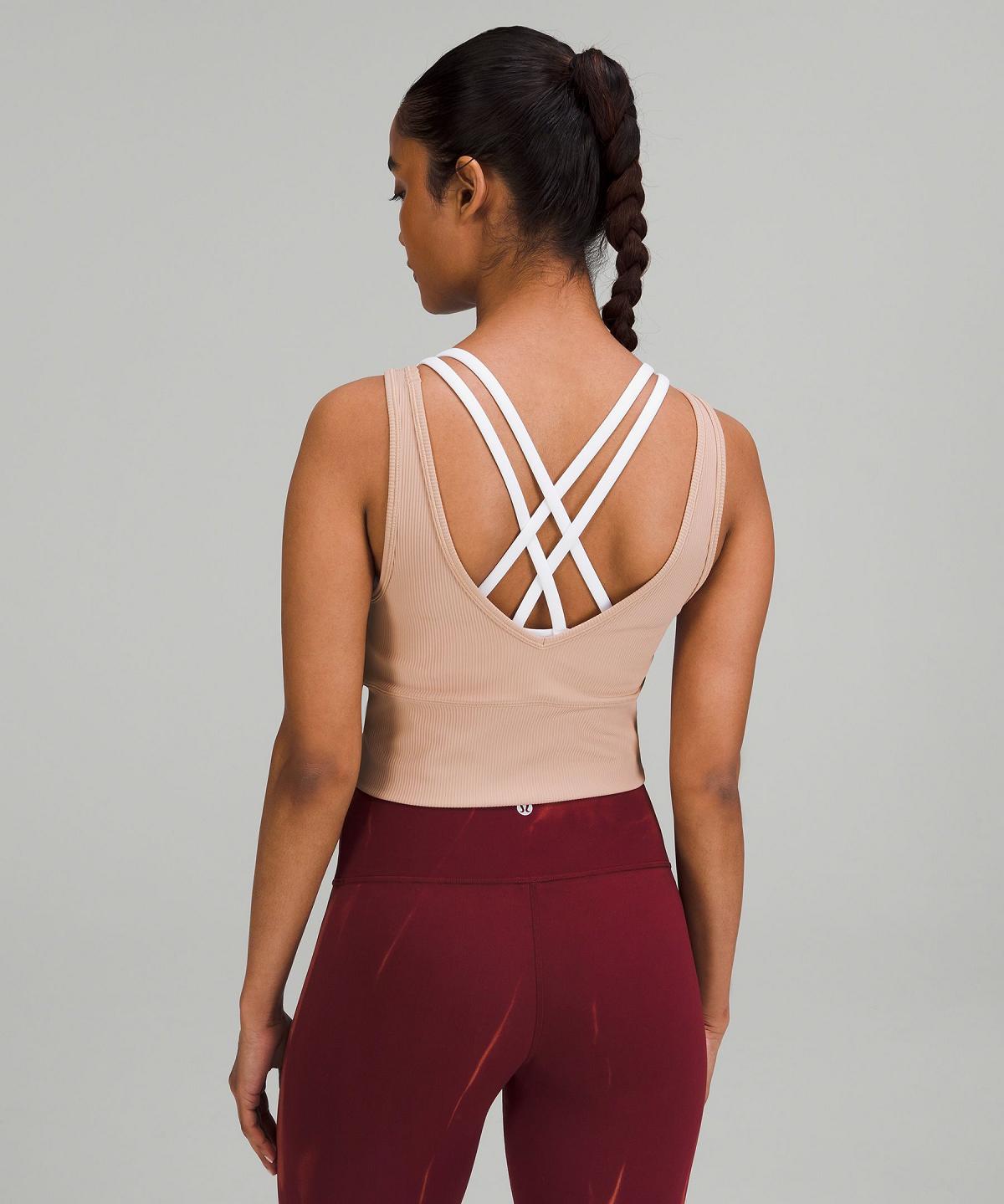 Pink Lululemon Power Pivot Ribbed Women Shirts | NZ_LuLu20260