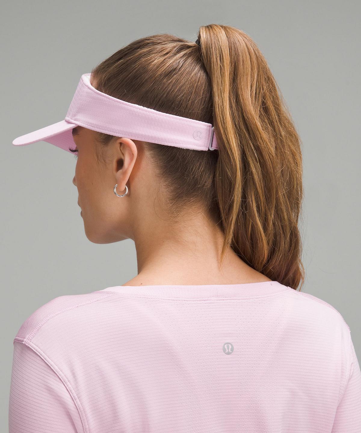 Pink Lululemon Removable Sweatband All-Sport Visor Men Hats | NZ_LuLu48265