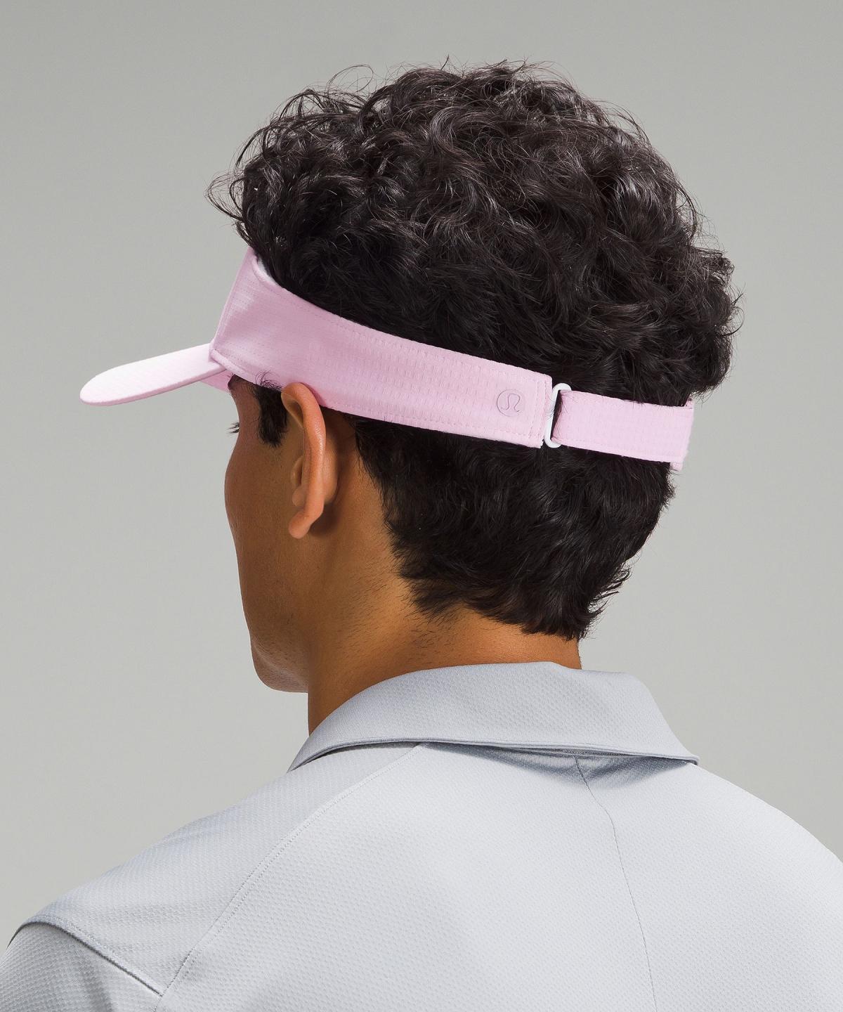 Pink Lululemon Removable Sweatband All-Sport Visor Men Hats | NZ_LuLu48265