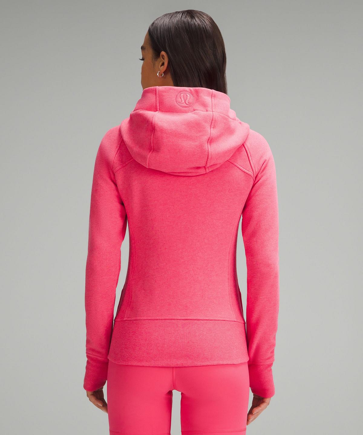 Pink Lululemon Scuba Full-Zip Women Hoodies & Sweatshirts | NZ_LuLu98568