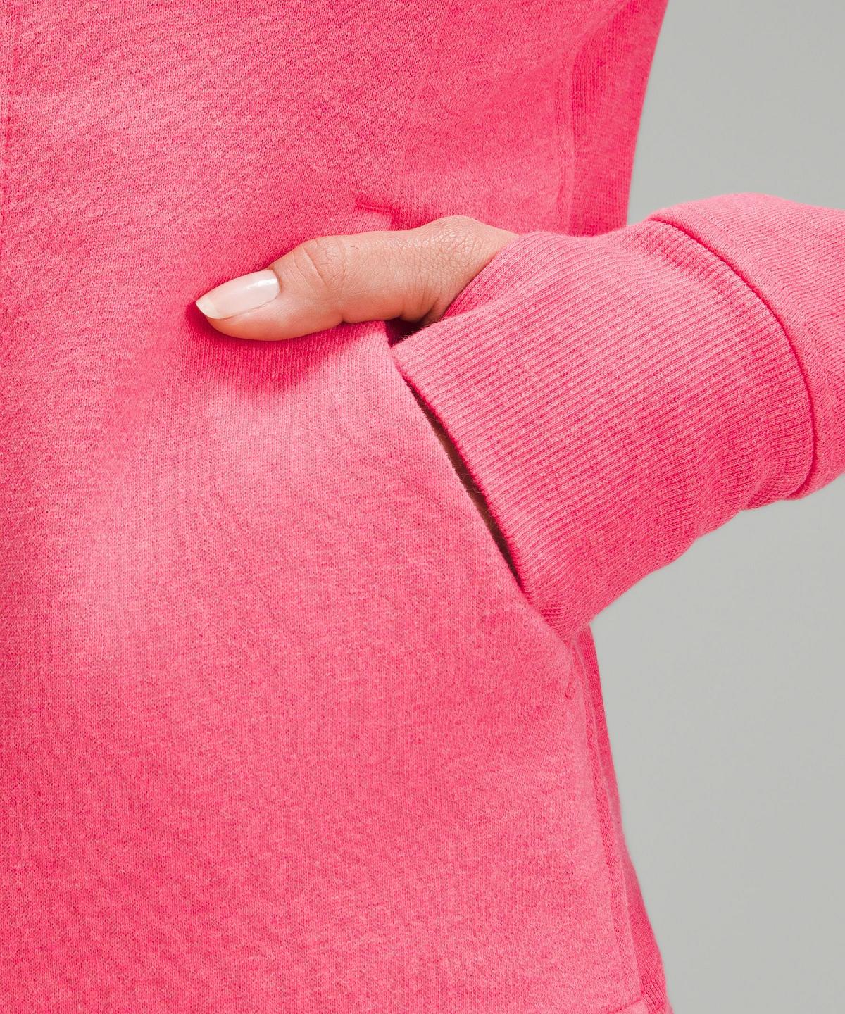 Pink Lululemon Scuba Full-Zip Women Hoodies & Sweatshirts | NZ_LuLu98568