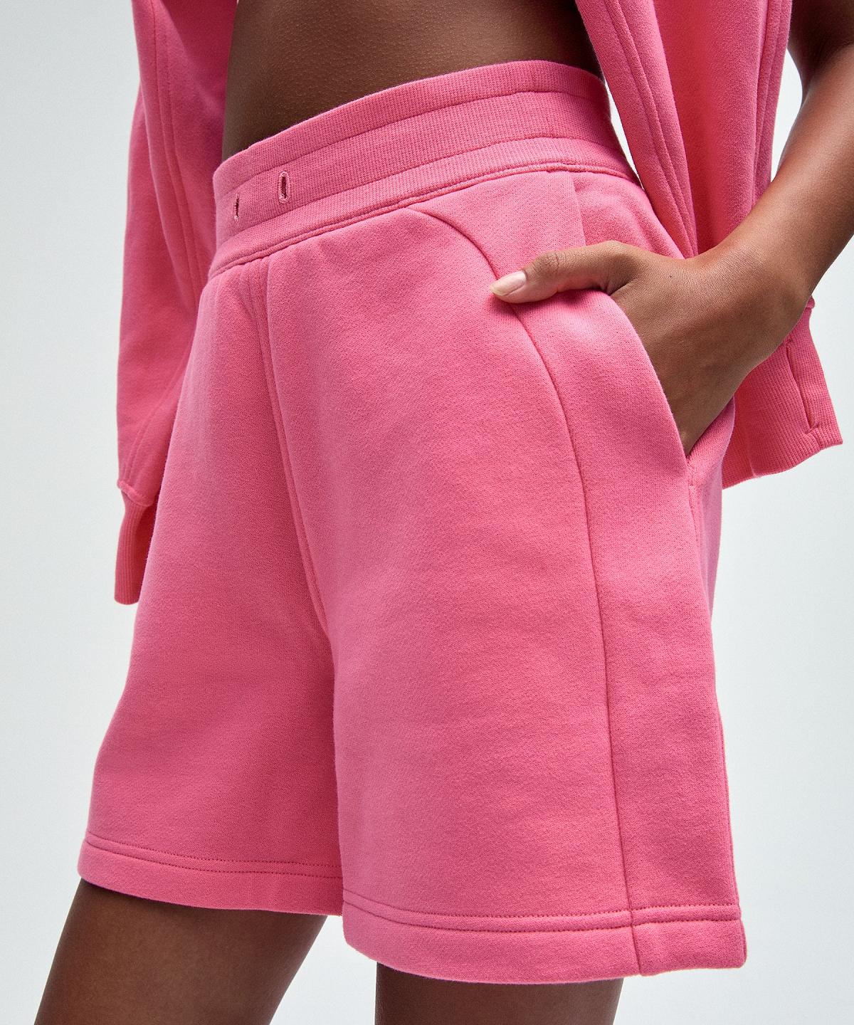 Pink Lululemon Scuba High-Rise 5" Women Shorts | NZ_LuLu81838