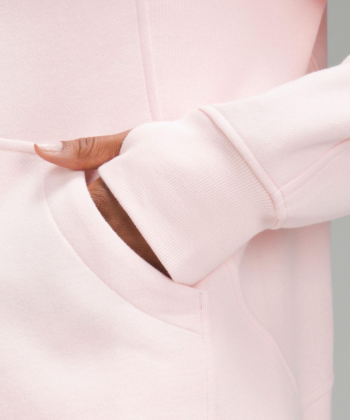 Pink Lululemon Scuba Oversized Funnel-Neck Full-Zip Women Hoodies & Sweatshirts | NZ_LuLu63571