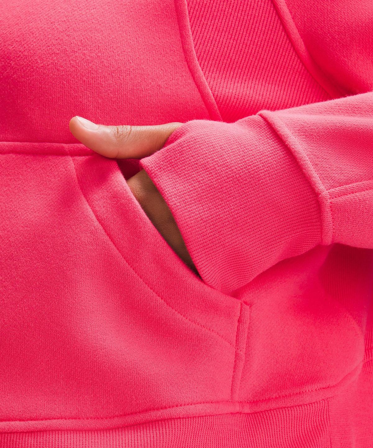 Pink Lululemon Scuba Oversized Half-Zip Women Hoodies & Sweatshirts | NZ_LuLu34473